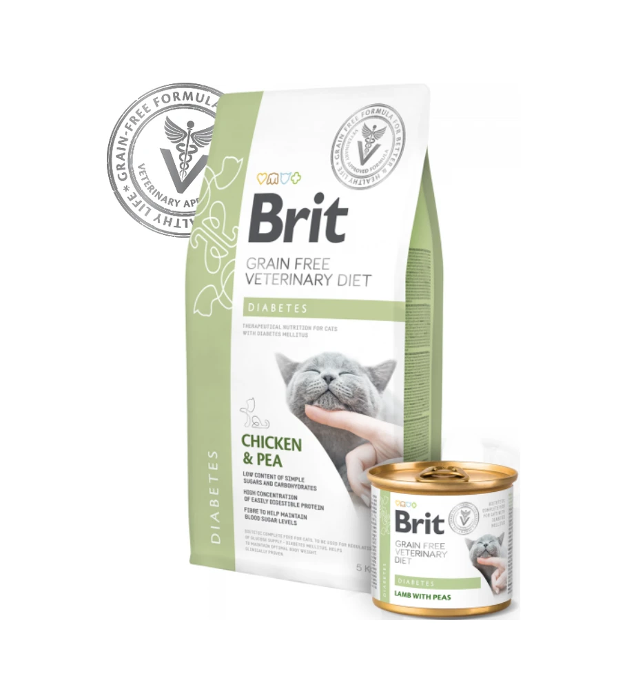 Brit Grain Free Veterinary Diet Diabetes 2 Brit Grain Free Veterinary Diet Diabetes - Afbeelding 2