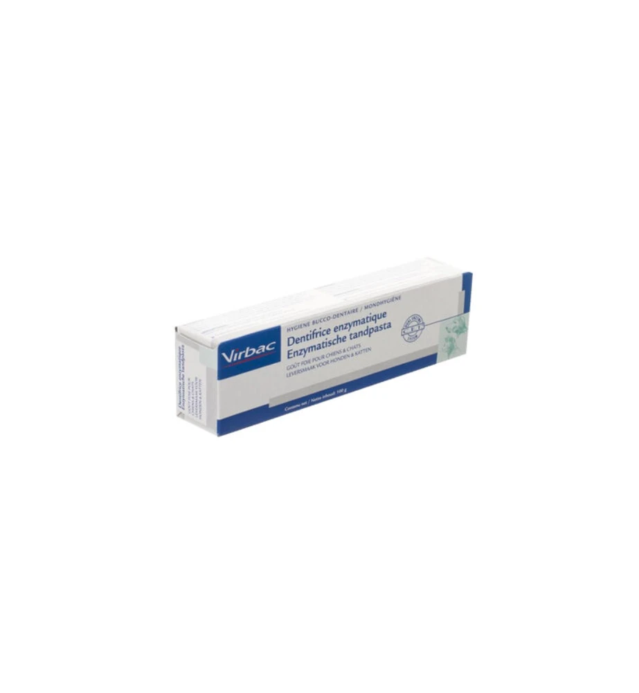 Virbac C.E.T. Tandpasta Met Leversmaak - 100 Gram 1 Virbac C.E.T. Tandpasta Met Leversmaak - 100 Gram