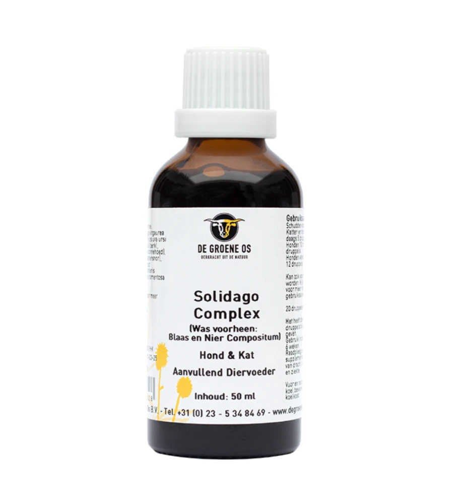 De Groene Os Solidago Complex Hond & Kat - 50 Ml 1 De Groene Os Solidago Complex Hond & Kat - 50 Ml