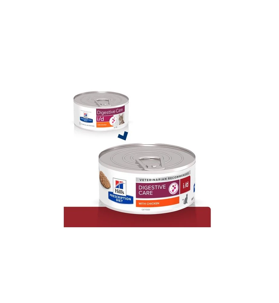 Hill's Prescription Diet I/D Digestive Care Met Kip - 24 X 156 Gram 2 Hill's Prescription Diet I/D Digestive Care Met Kip - 24 X 156 Gram - Afbeelding 2
