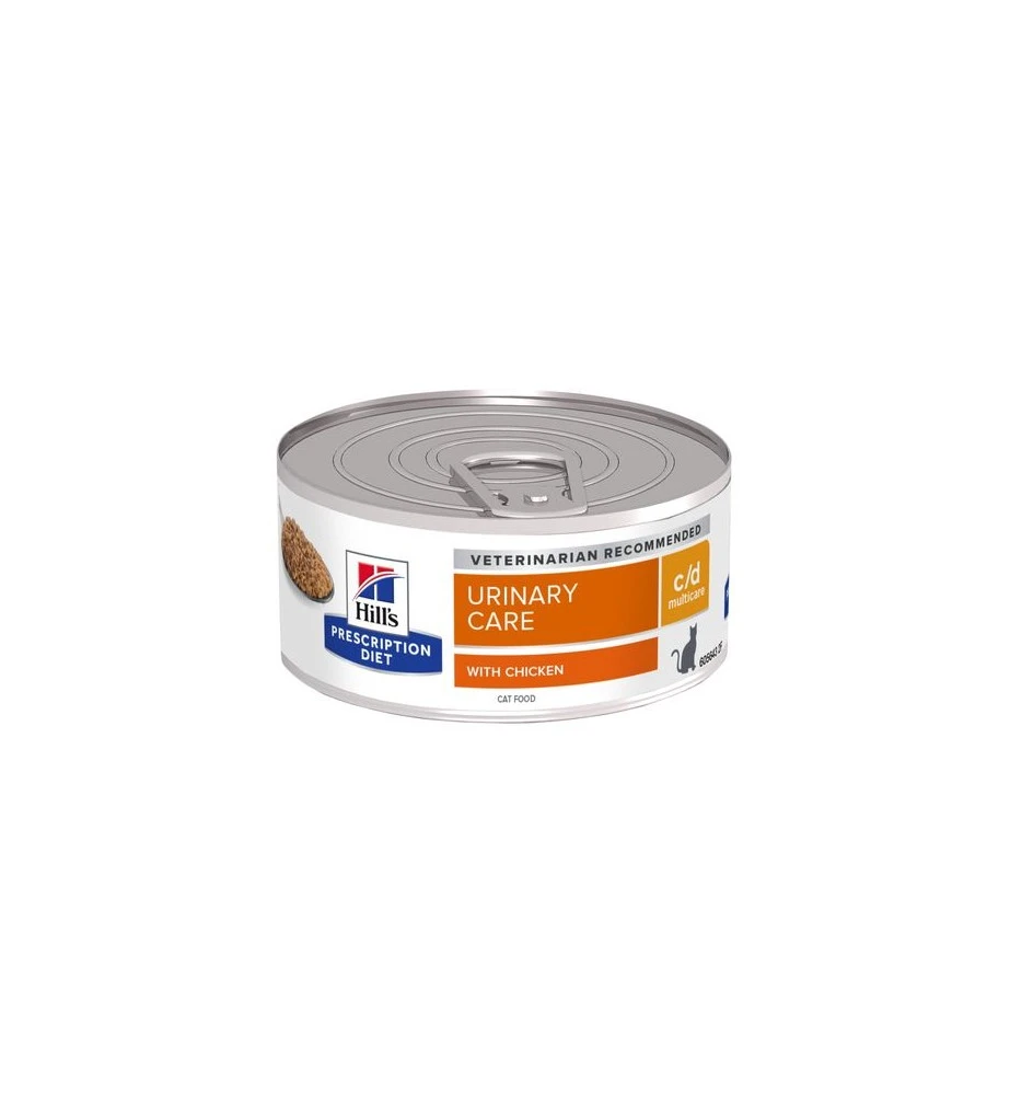 Hill's PD C/D Urinary Care Blik Met Kip - 24 X 156 Gram 1 Hill's PD C/D Urinary Care Blik Met Kip - 24 X 156 Gram