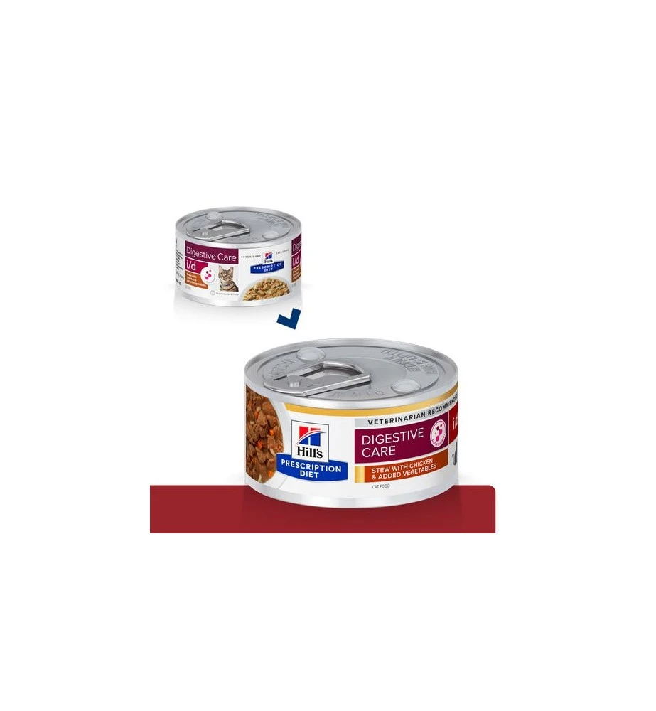 Hill's PD I/D Digestive Care Stoofpotje Kip Met Groente - 24 X 82 Gram 2 Hill's PD I/D Digestive Care Stoofpotje Kip Met Groente - 24 X 82 Gram - Afbeelding 2