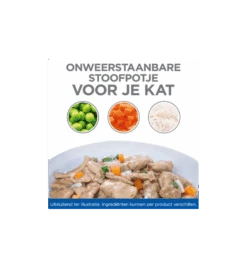 Hill's Science Plan Healthy Cuisine Volwassen Kat Stoofpotje Kip & Zalm - 4 X 12 X 80 Gram -Populair Dierenwinkel hill s science plan healthy cuisine volwassen kat stoofpotje kip zalm 4 x 12 x 80 gram 2