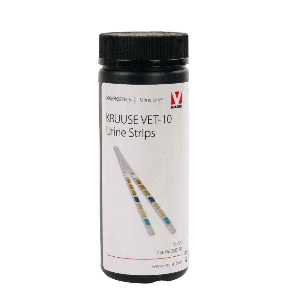 Kruuse VET-10 Urine Test Strips - 100 Strips 3 Kruuse VET-10 Urine Test Strips - 100 Strips - Afbeelding 3