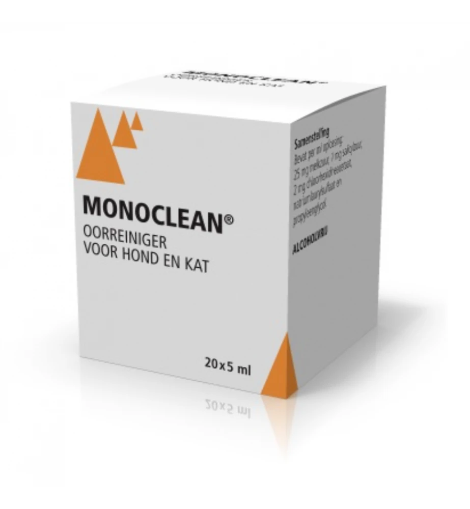 Monoclean Oorreiniger - 20 X 5 Ml 1 Monoclean Oorreiniger - 20 X 5 Ml