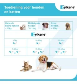 Vetoquinol Zylkène 75 Mg Capsules (- 10 Kg) -Populair Dierenwinkel zylkene 75 mg capsules 6