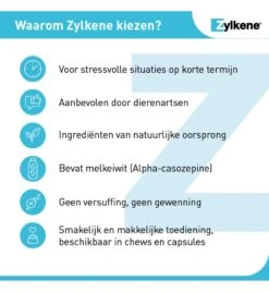Vetoquinol Zylkène 75 Mg Capsules (- 10 Kg) -Populair Dierenwinkel zylkene 75 mg capsules 7